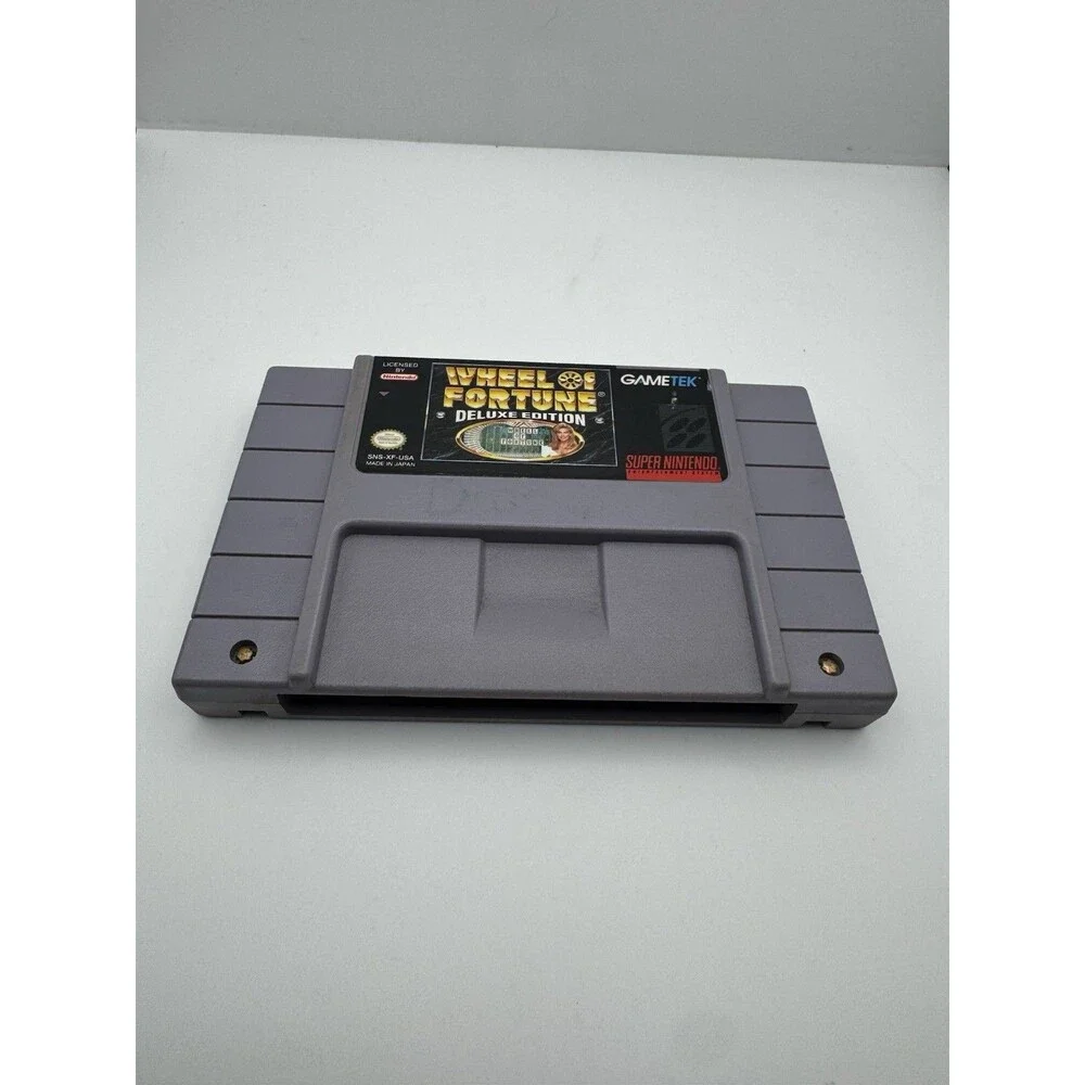 SNES Tetris 2-Super Mario World-Wheel of Fortune-Vegas Stakes LOT of 6